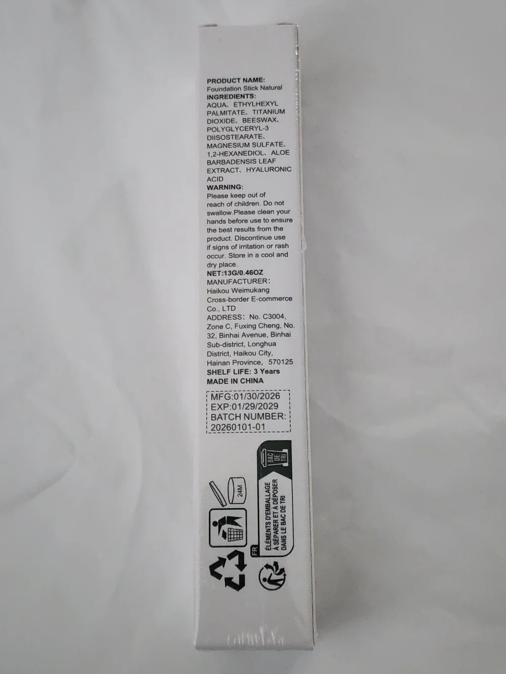Foundation Stick Color Changing - Natural Sealed